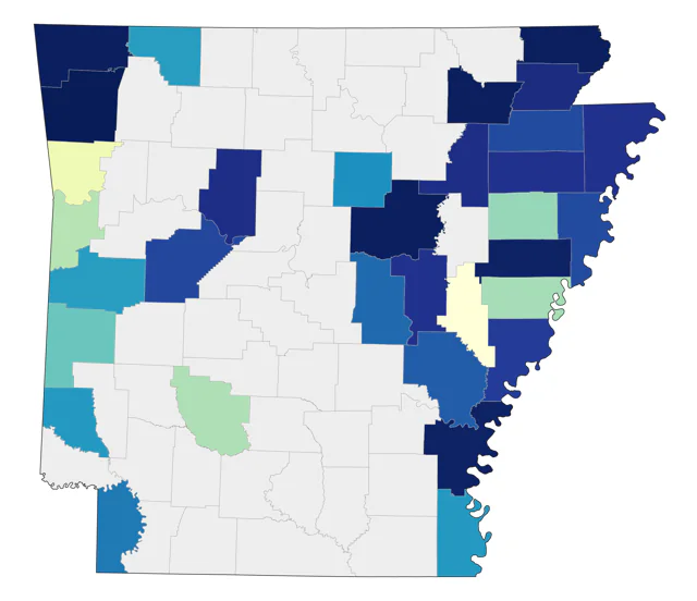 Rough-legged Hawk county map