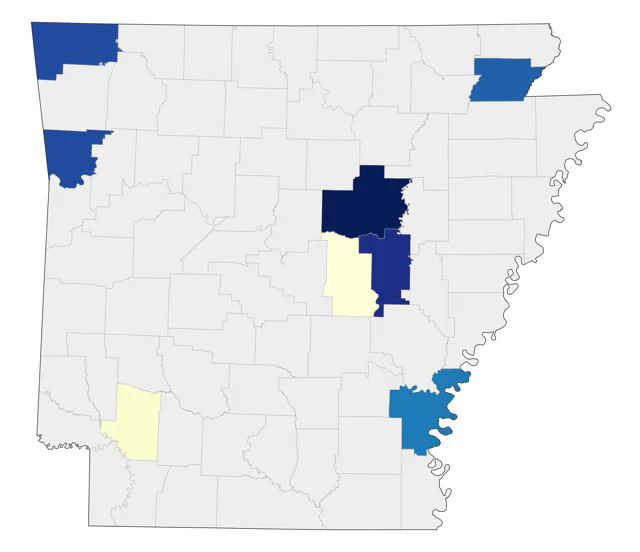 Ruff county map