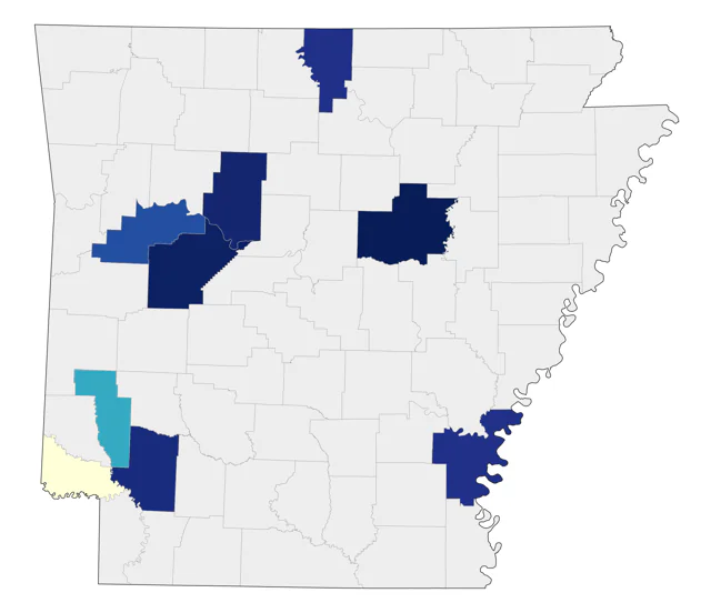 Sabine's Gull county map