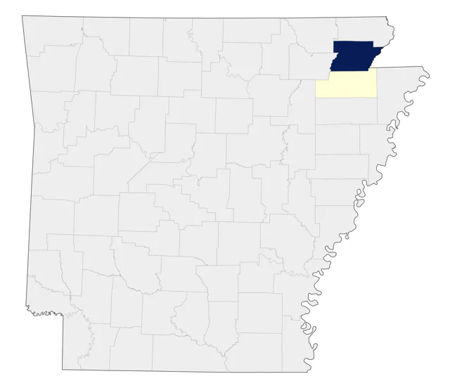 Sage Thrasher county map