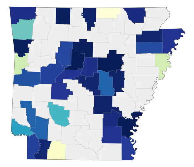 Sanderling county map