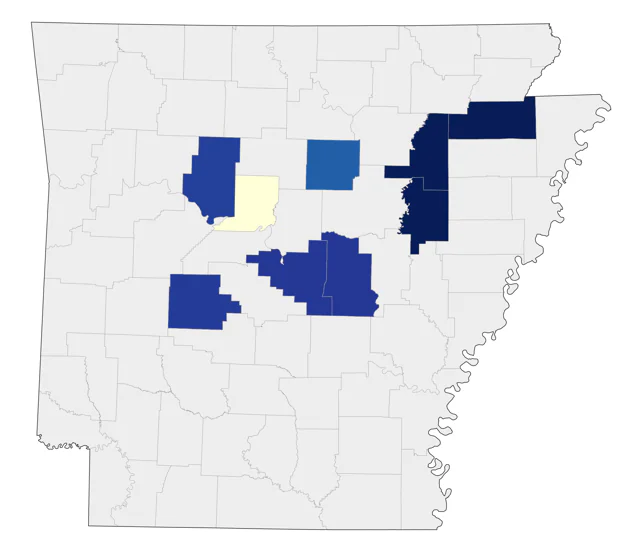 Snowy Owl county map