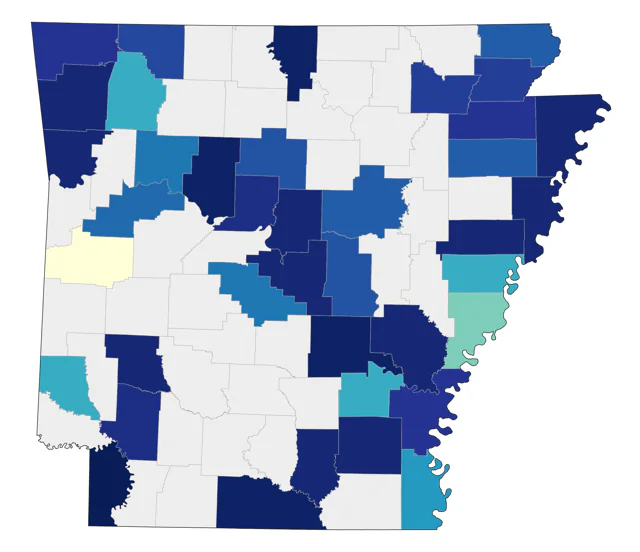 Swallow-tailed Kite county map