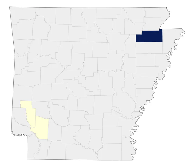 Thick-billed Longspur county map