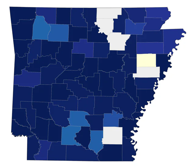 Yellow-crowned Night Heron county map