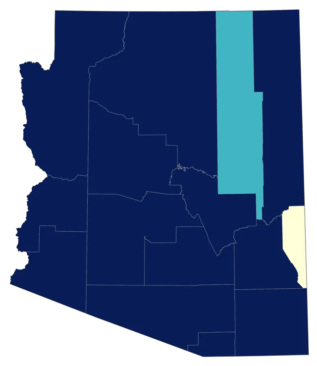 American Barn Owl county map