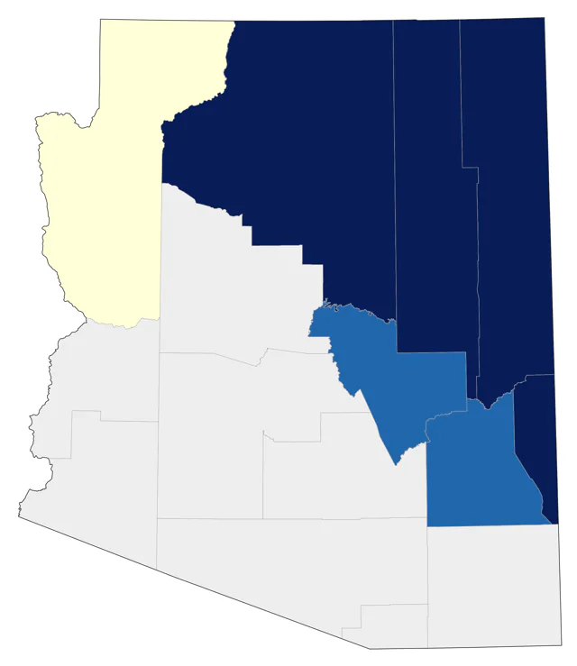 American Three-toed Woodpecker county map