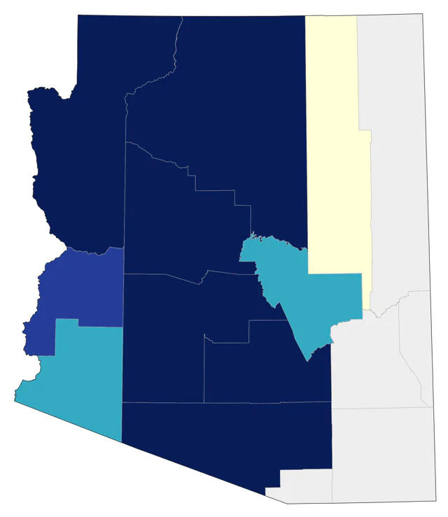 Black Scoter county map