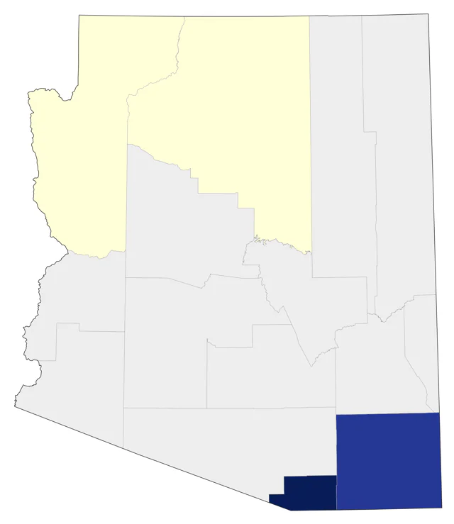 Blue Jay county map