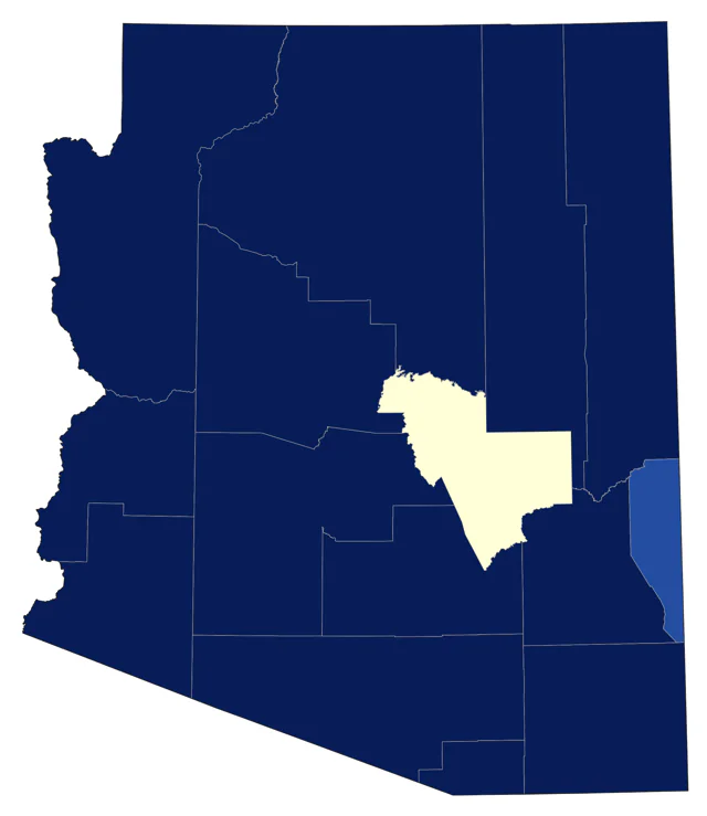 Burrowing Owl county map