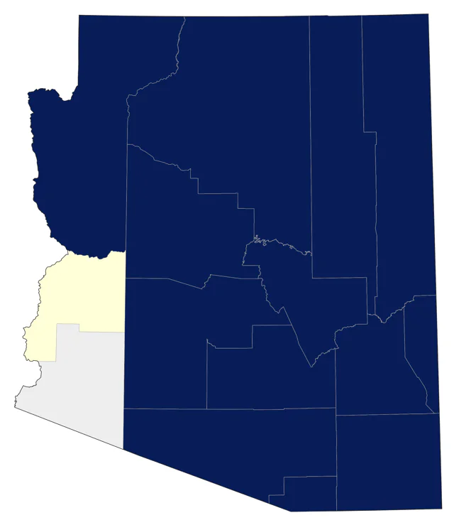 Bushtit county map