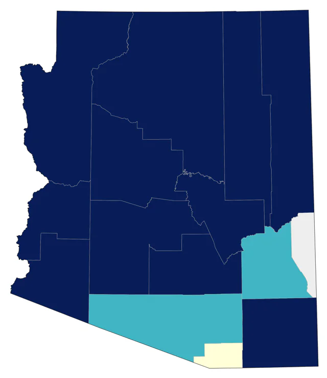California Gull county map