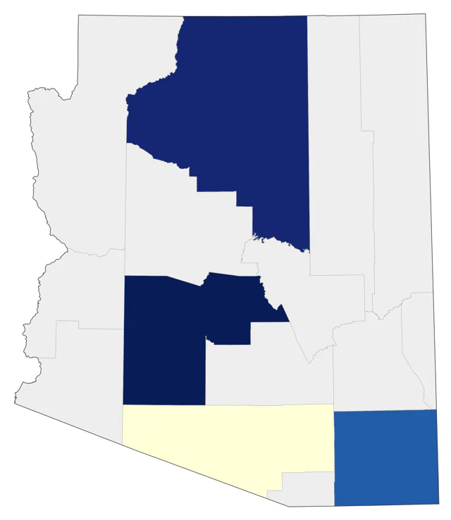 Chimney Swift county map