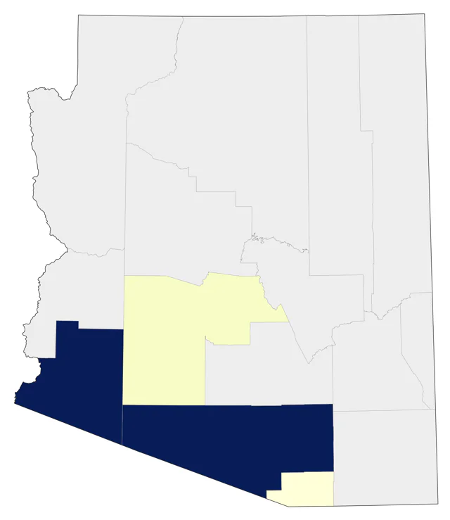 Cinnamon-rumped Seedeater county map
