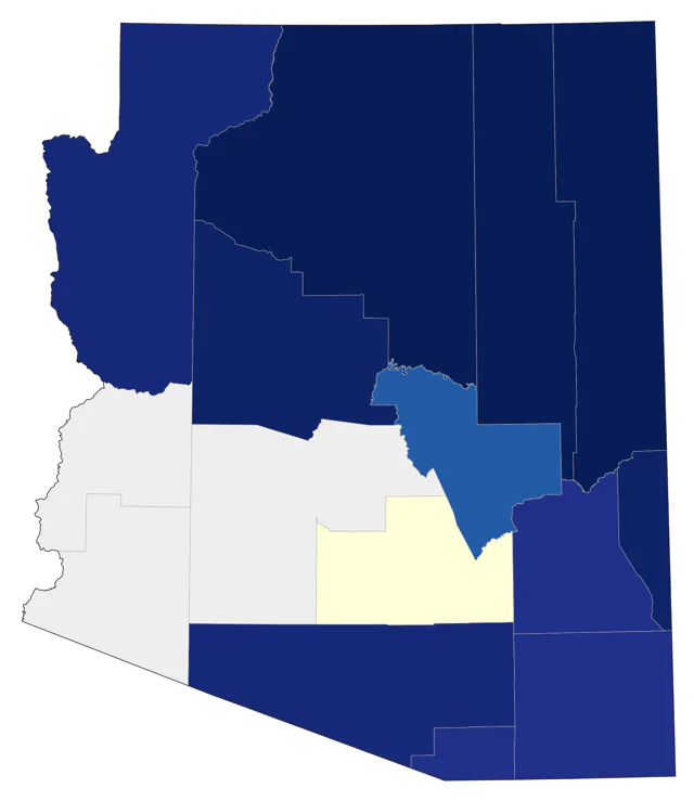 Clark's Nutcracker county map