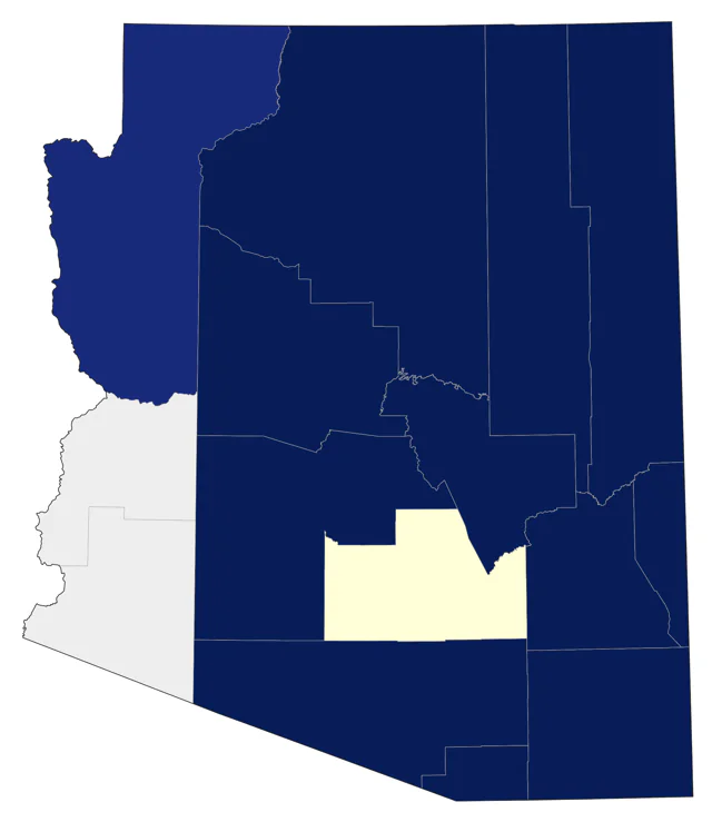 Common Nighthawk county map