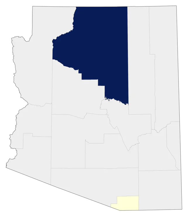 Eastern Towhee county map