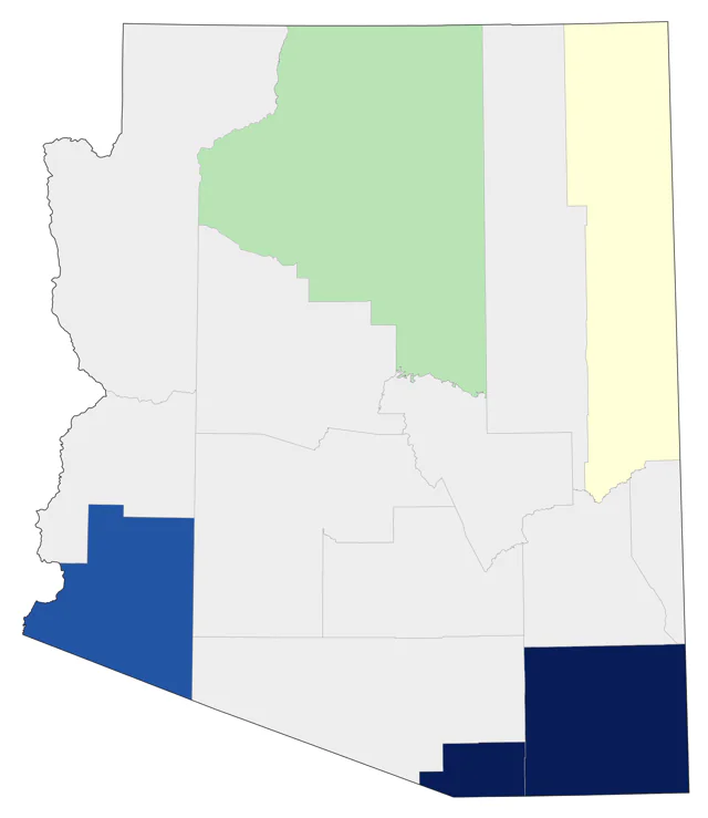 Field Sparrow county map