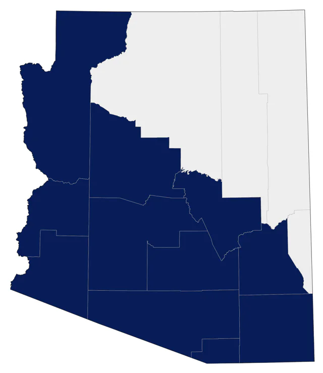 Gilded Flicker county map