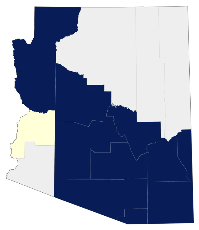 Gray Hawk county map