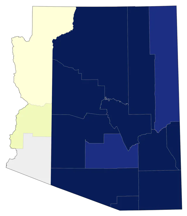 Greater Pewee county map