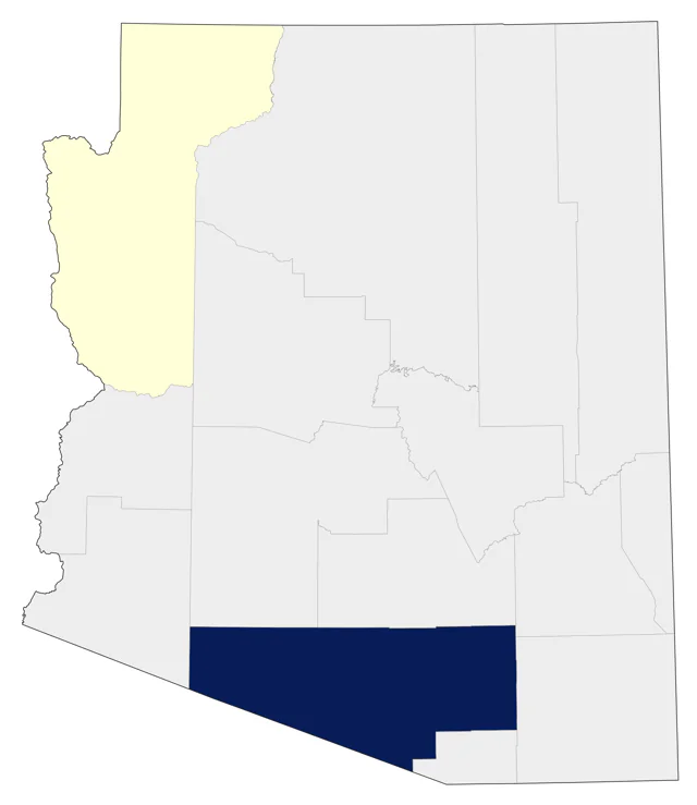 LeConte's Sparrow county map