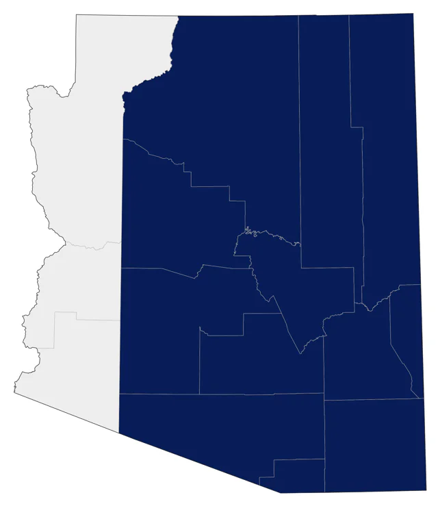 Mexican Jay county map