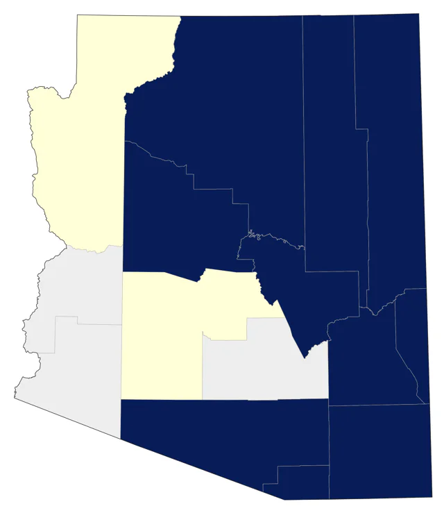 Mexican Whip-poor-will county map