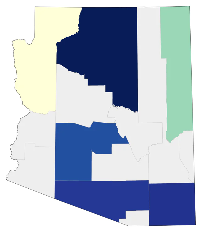 Mourning Warbler county map