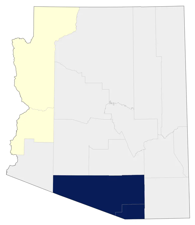 Nutting's Flycatcher county map
