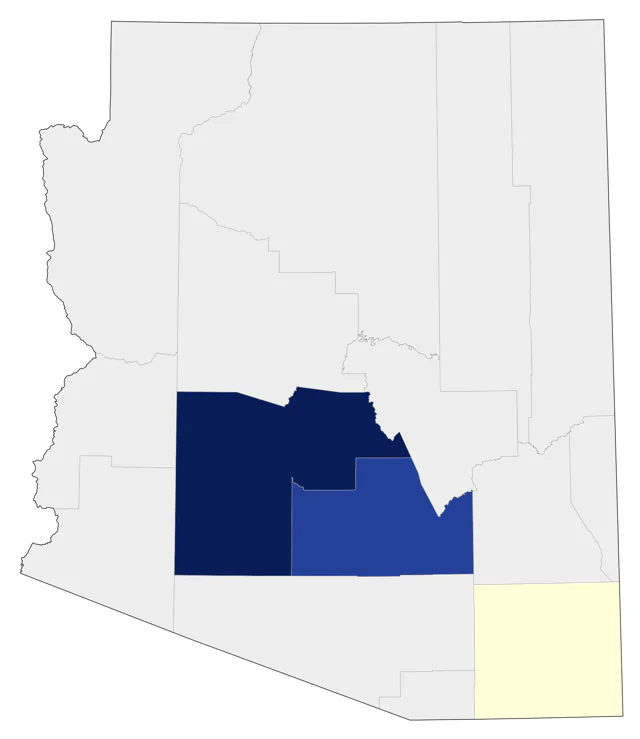 Pacific Golden-Plover county map