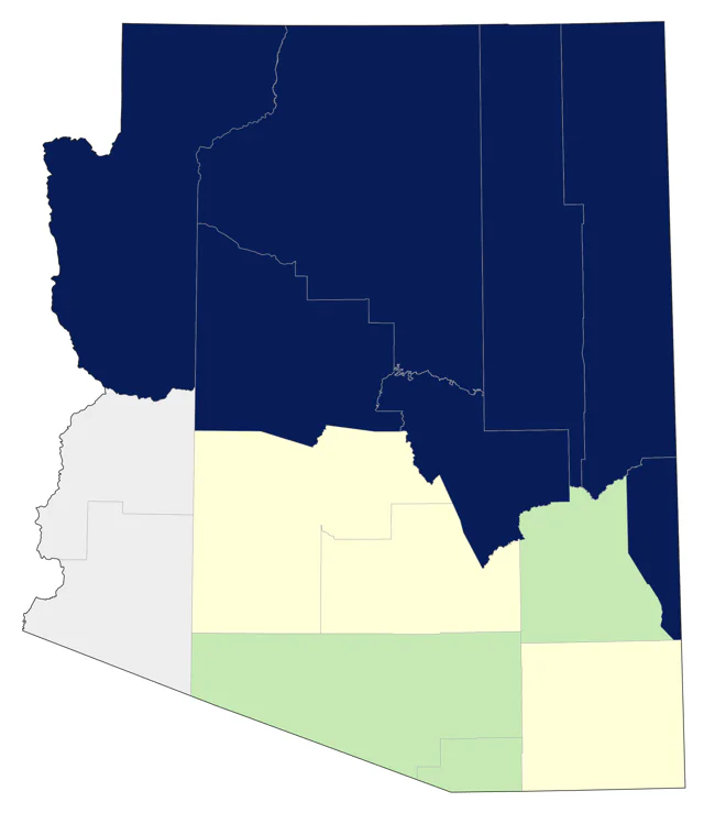 Pinyon Jay county map