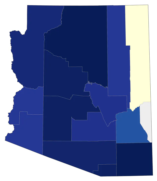 Purple Finch county map