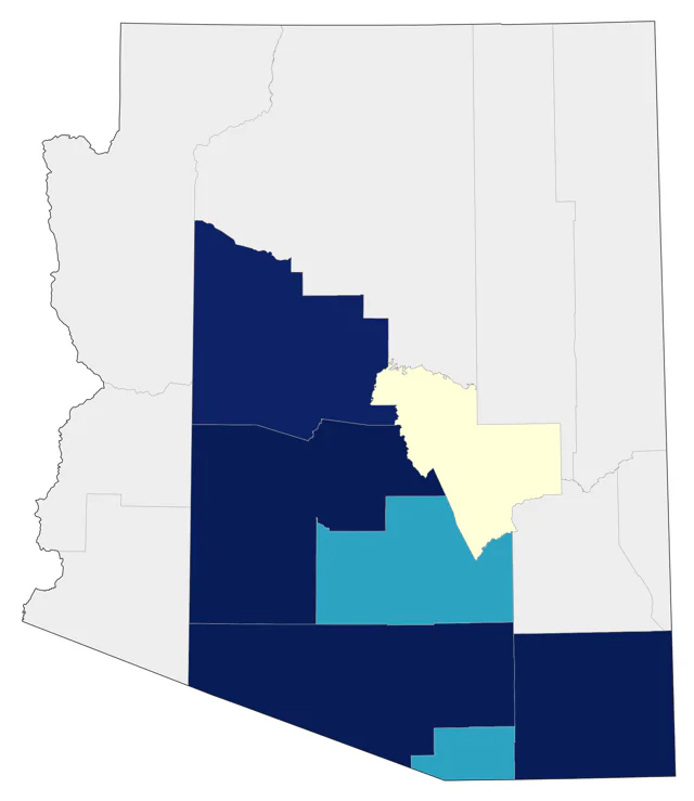 Purple Gallinule county map