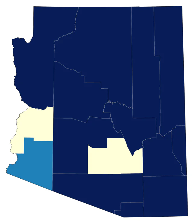 Red-breasted Nuthatch county map