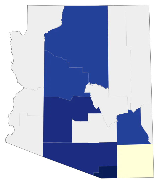 Red Junglefowl county map