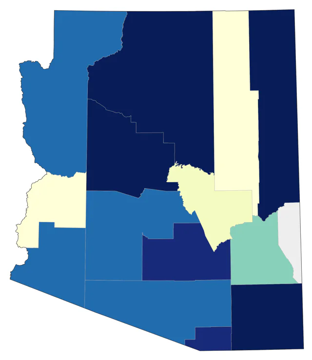Rough-legged Hawk county map
