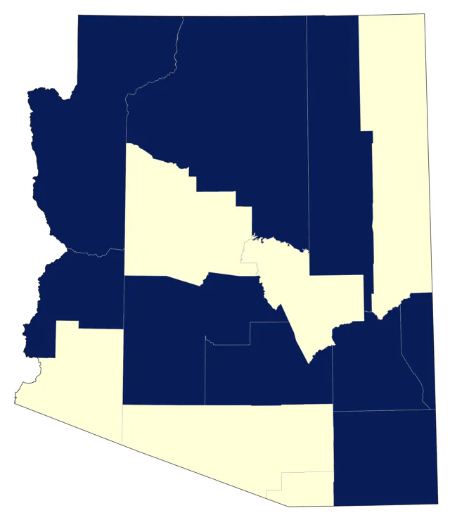 Sandhill Crane county map