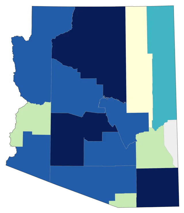 Semipalmated Sandpiper county map