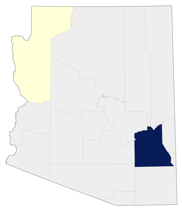 Snow Bunting county map