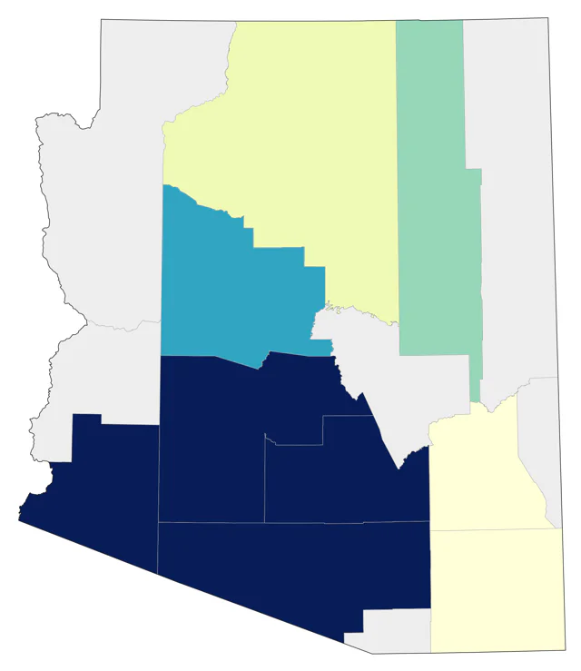 Swan Goose county map