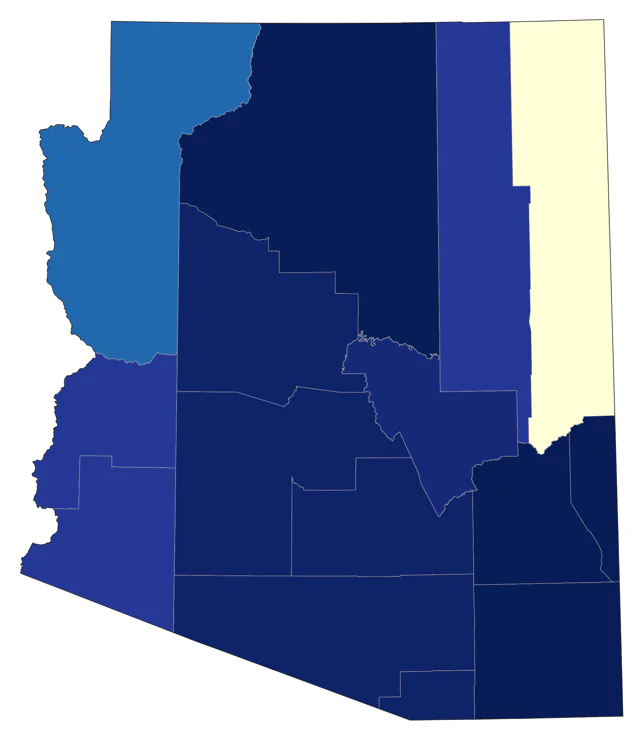 Thick-billed Longspur county map