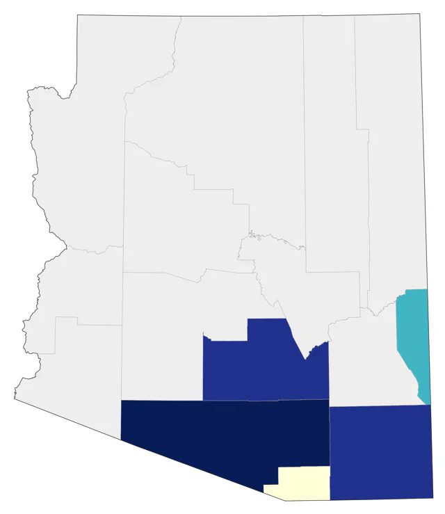Upland Sandpiper county map