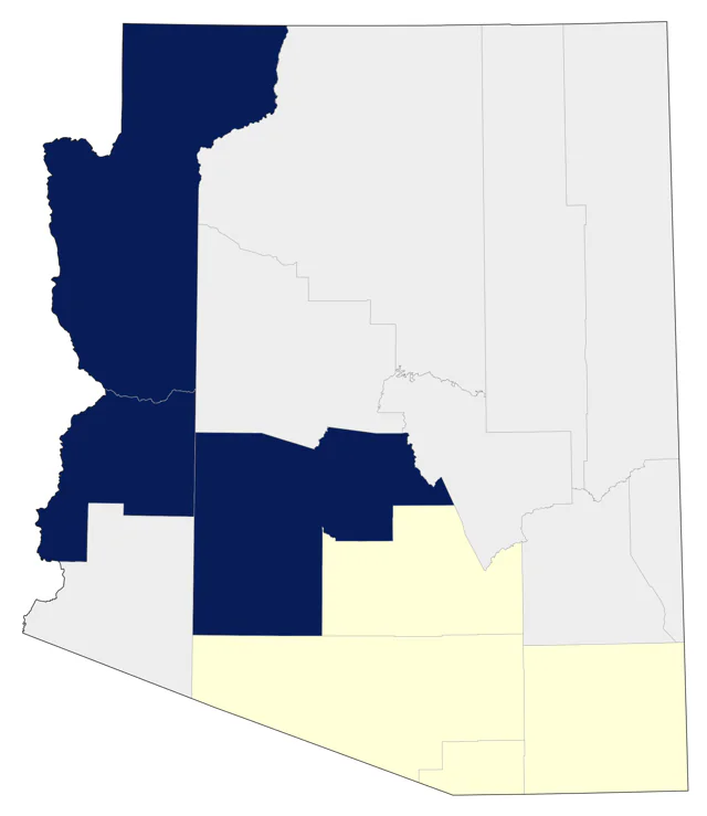 Wedge-rumped Storm-Petrel county map