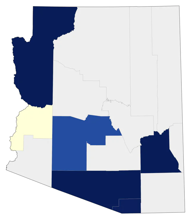 Western Gull county map