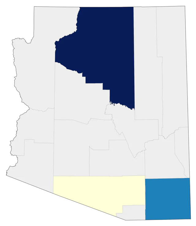 White Wagtail county map