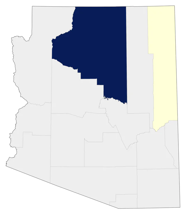 White-winged Crossbill county map