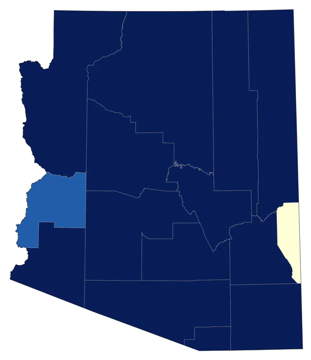 Wood Duck county map