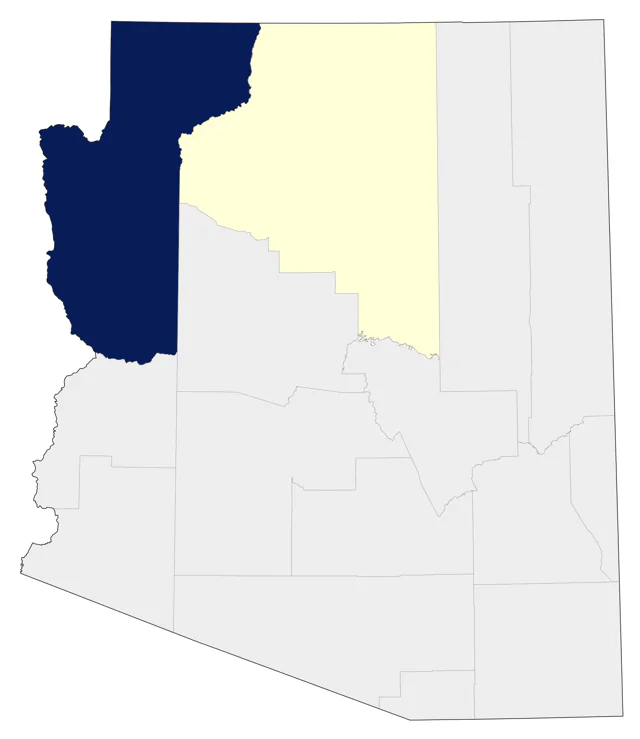 Yellow-footed Gull county map