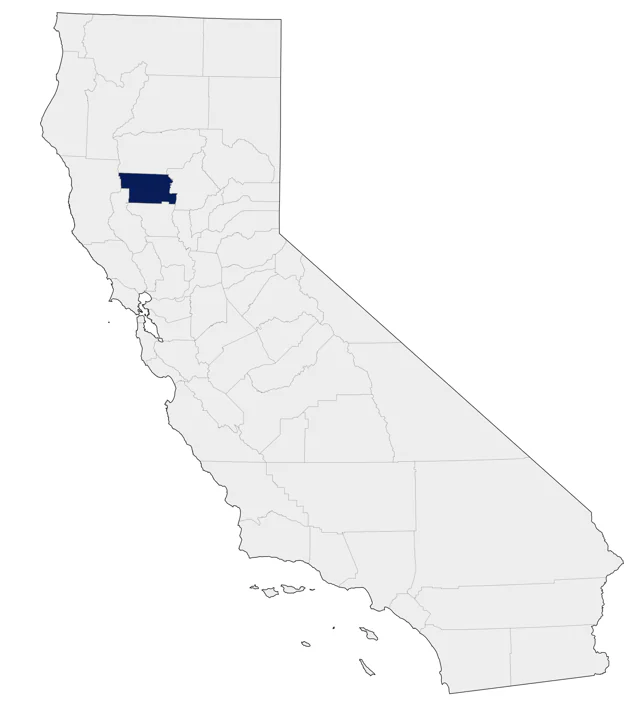American Black Duck county map